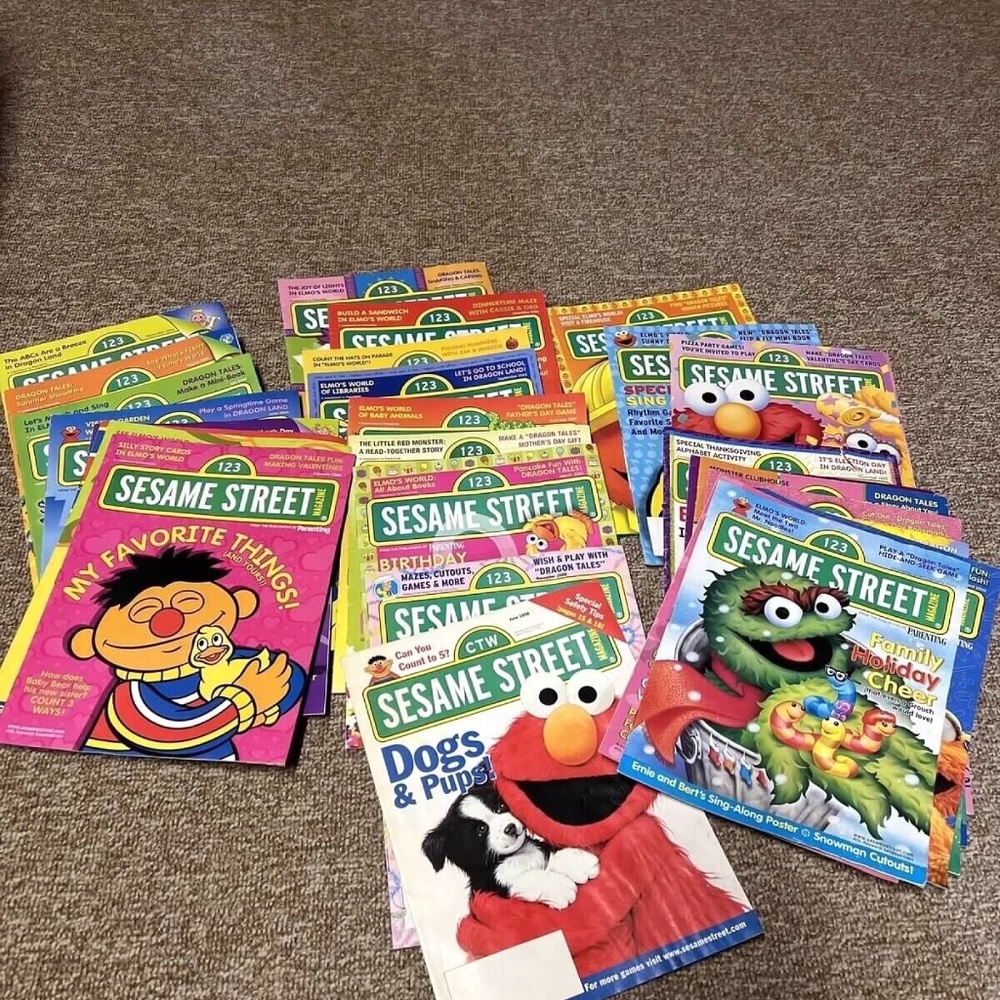Lot of 29 123 Sesame Street magazine